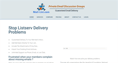 Desktop Screenshot of mail-list.com